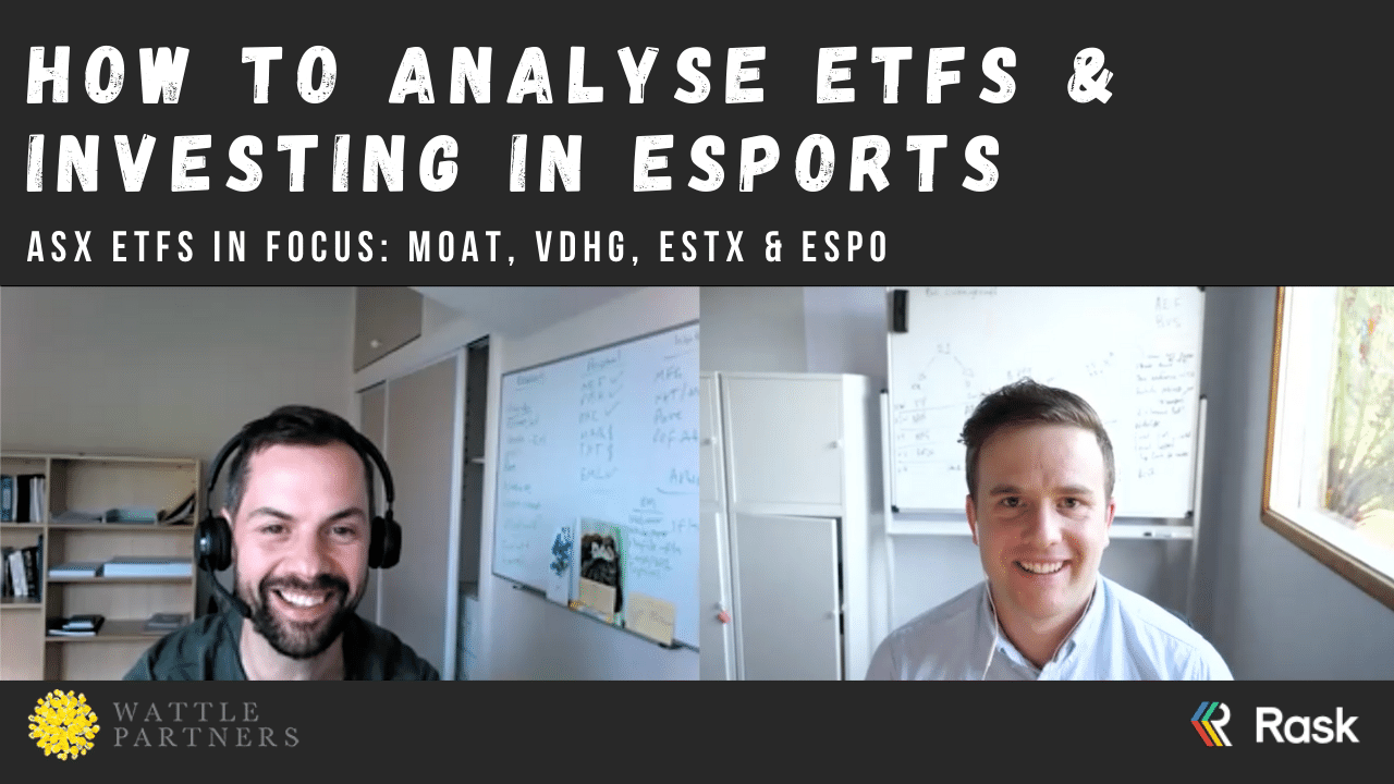 How To Analyse ETFs Like: MOAT, VDHG, ESTX & The ESports ETF (ASX: ESPO ...